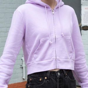 brandy melville purple crystal hoodie